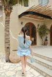  SET ÁO SỌC CHÂN VÁY BÍ - TH 