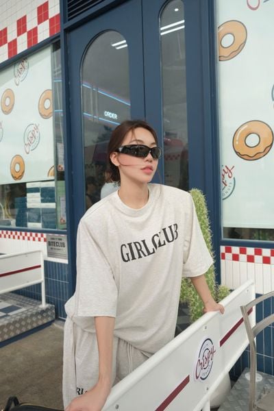  SET ÁO TAY NGẮN QUẦN SUÔNG GIRL CLUB - TH 