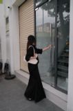  SET SƠ MI CHÂN VÁY XẺ ĐÙI - TH 