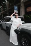  SET ÁO GIẤY CHÂN VÁY DÀI RÚT EO - TH 