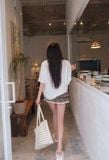  SET ÁO SỐ CHÂN VÁY XÒE BEO - TH 