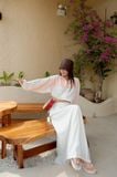  SET DÙ PHỐI MÀU CHÂN VÁY DÀI - TH 