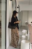 SET ÁO TAY NGẮN CHÂN VÁY BEO MIDI - TH 