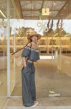  SET DENIM TRỄ VAI PHỐI REN - TH 