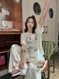  SET ÁO THUN IN QUẦN SUÔNG LỤA - TH 