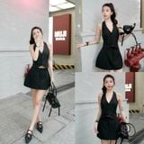  SET ÁO YẾM CHÂN VÁY NGẮN - TH 
