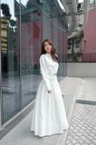  ĐẦM SƠ MI DÀI TAY XÒE - TH 