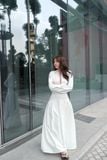  ĐẦM SƠ MI DÀI TAY XÒE - TH 
