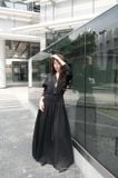  ĐẦM SƠ MI DÀI TAY XÒE - TH 