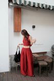  SET YẾM CỔ SƠ MI QUẦN SUÔNG - TH 