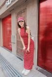  ĐẦM CỔ LỌ SỌC DÀI - TH 