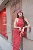  ĐẦM CỔ LỌ SỌC DÀI - TH 