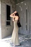  ĐẦM CỔ LỌ SỌC DÀI - TH 