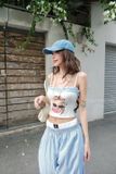 SET ÁO 2 DÂY BÈO NGỰC QUẦN SUÔNG SỌC - TH 