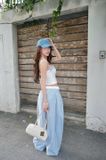  SET ÁO 2 DÂY BÈO NGỰC QUẦN SUÔNG SỌC - TH 