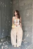  SET ÁO 2 DÂY BÈO NGỰC QUẦN SUÔNG SỌC - TH 