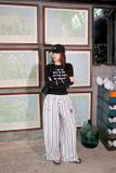  SET ÁO TAY DÀI IN CHỮ QUẦN SỌC 90 - TH 