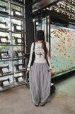  SET ÁO TAY DÀI IN CHỮ QUẦN SỌC 90 - TH 