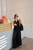  SET ÁO CỔ ĐỔ QUẦN SUÔNG - TH 