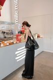  SET ÁO CỔ ĐỔ QUẦN SUÔNG - TH 