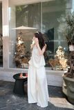 SET ÁO CỔ ĐỔ QUẦN SUÔNG - TH 