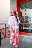  SET ÁO PIZZA QUẦN SỌC - TH 