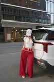  SET ÁO CROP VIỀN REN QUẦN SUÔNG KIỂU - TH 