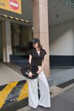  SET ÁO CROP VIỀN REN QUẦN SUÔNG KIỂU - TH 
