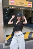  SET ÁO CROP VIỀN REN QUẦN SUÔNG KIỂU - TH 