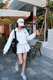  SET THỂ THAO ÁO DÀI TAY CHÂN VÁY XÒE - TH 