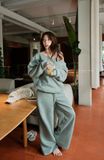  SET ÁO TAY DÀI TRỄ VAI QUẦN SUÔNG - TH 