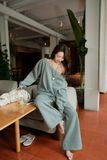  SET ÁO TAY DÀI TRỄ VAI QUẦN SUÔNG - TH 