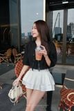  SET ÁO TAY LỠ CHÂN VÁY XÒE - TH 