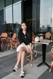 SET ÁO TAY LỠ CHÂN VÁY XÒE - TH 