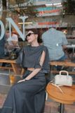  SET ÁO CROP CHÂN VÁY DÀI DENIM - TH 