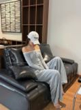  SET ÁO TRỄ VAI NÚT QUẦN SUÔNG - TH 