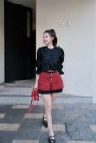  SET 3 MÓN CHÂN VÁY ÁO TAY BÈO CHÂN VÁY NGẮN KIM SA - TH 
