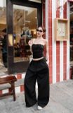  SET ÁO CÚP NGỰC PHỐI REN QUẦN SUÔNG - TH 