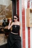  SET ÁO CÚP NGỰC PHỐI REN QUẦN SUÔNG - TH 