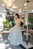 SET ÁO TAY BỒNG ÁNH CHÂN VÁY DÀI - TH 