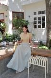  SET ÁO TAY BỒNG ÁNH CHÂN VÁY DÀI - TH 