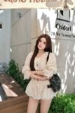  SET ÁO CROP CHÂN VÁY XÒE - TH 