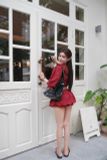  SET ÁO CROP CHÂN VÁY XÒE - TH 