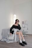  SET ÁO SƠ MI CHÂN VÁY XÒE - TH 