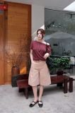  SET ÁO TRỄ VAI QUẦN NGỐ - TH 