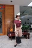  SET ÁO TRỄ VAI QUẦN NGỐ - TH 