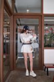  SET ÁO SƠ MI KIỂU CHÂN VÁY PHỐI LƯNG JEAN - TH 