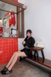  SET ÁO SƠ MI KIỂU CHÂN VÁY PHỐI LƯNG JEAN - TH 