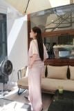  SET ÁO CỔ TIM QUẦN SUÔNG LỤA - TH 