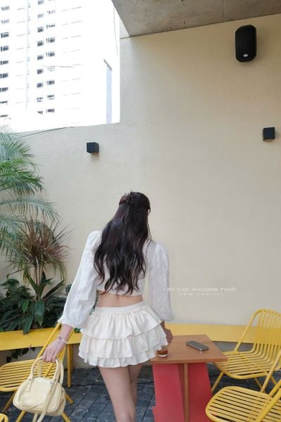  SET ÁO DÀI TAY CHÂN VÁY XÒE - TH 